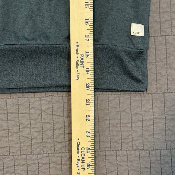 Vuori Daydream Crew Top Womens Medium Green Pullover Workout Performance VW133 - Picture 10 of 10